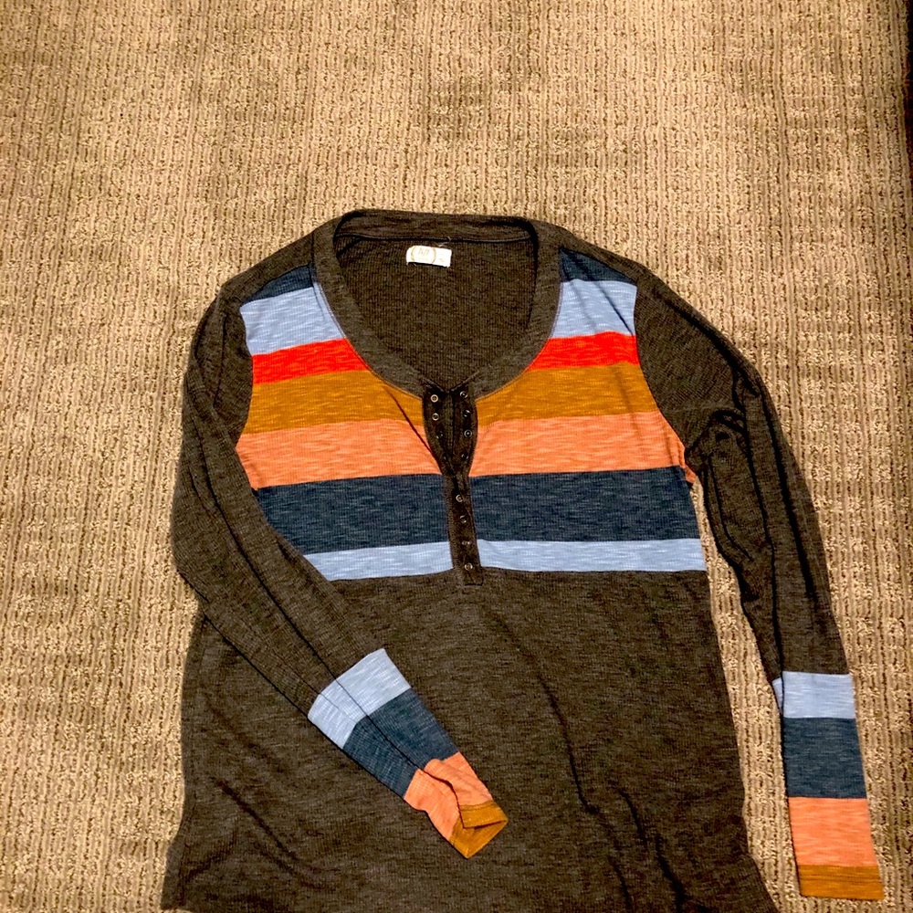 Retro style striped shirt